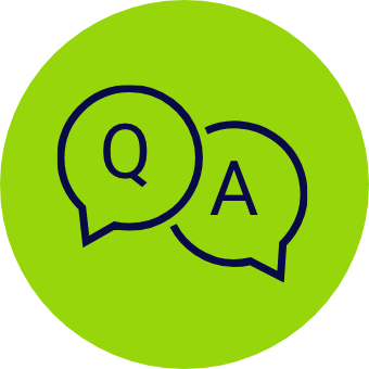 Icon of a Q&A
