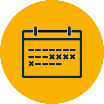 Icon of a calendar